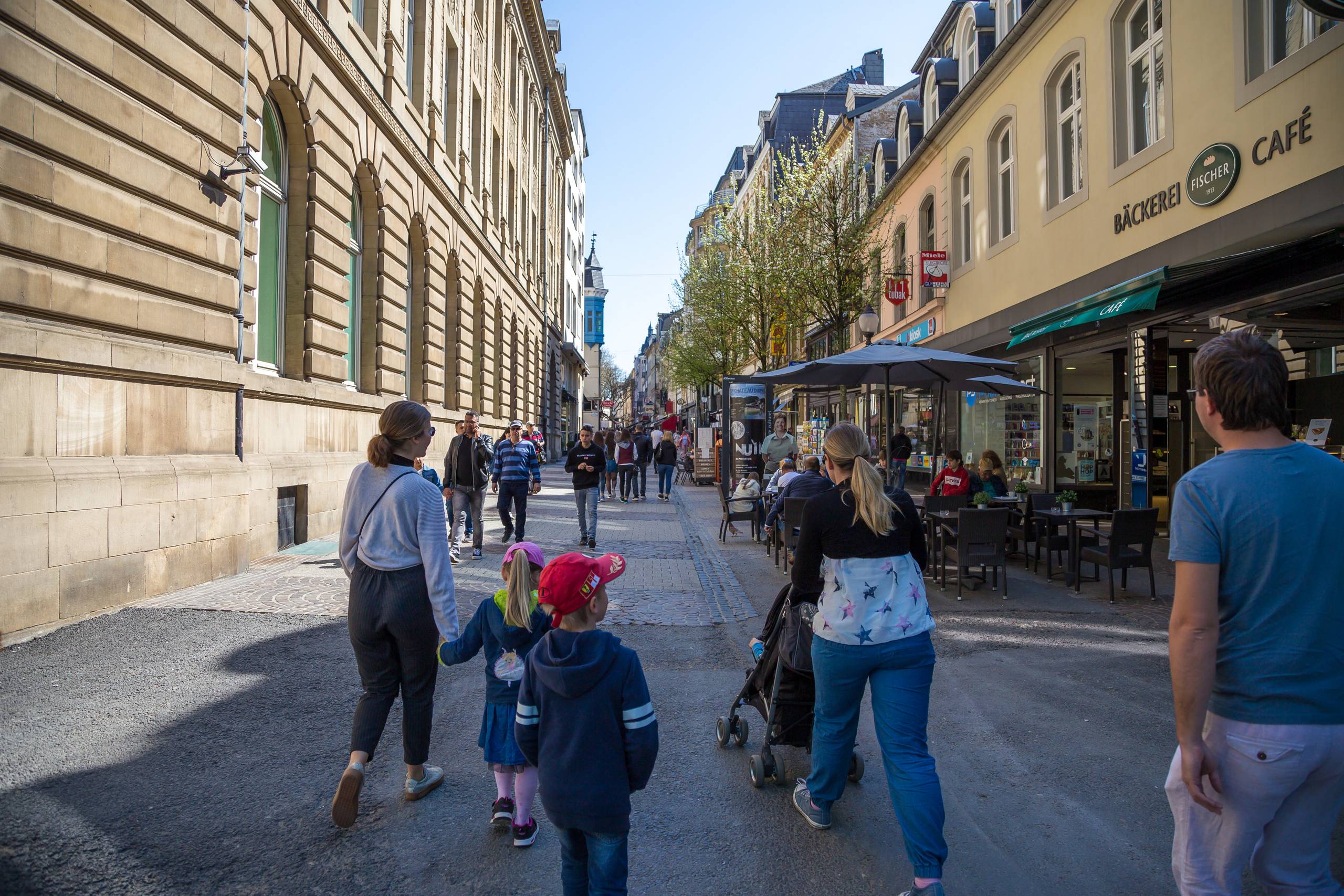 Die Innenstadt Luxemburgs